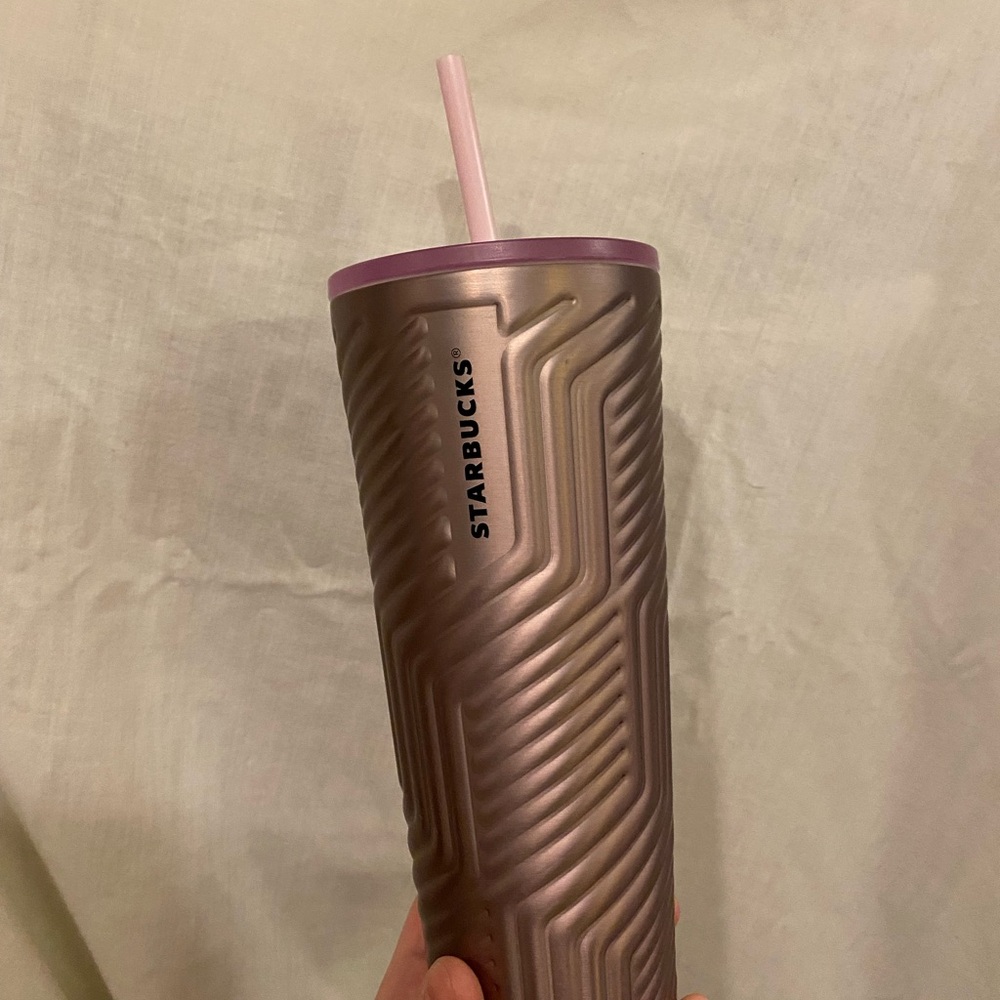 Starbucks Metallic Pink/Purple Tumbler
